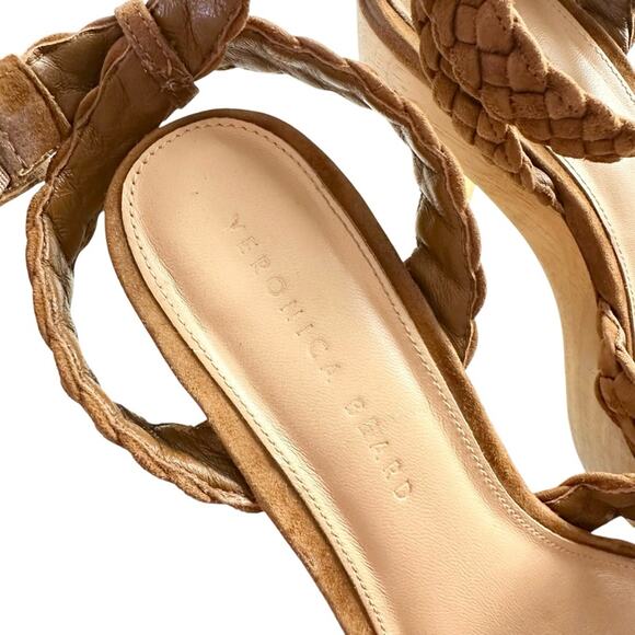 Veronica Beard Brown Platform Heels - Picture 10 of 16